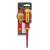 Handy 1000V insulated screwdriver, PH2 x 100mm, red and yellow, packaging