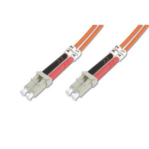 Digitus LC OM4, 1m száloptikás kábel I-VH OM2 Narancssárga 91615263 