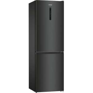 Gorenje NRK619EABXL4 Alulfagyasztós hűtőszekrény, 300 l, 185 cm, No-Frost, E energiaosztály, Fekete (NRK619EABXL4)