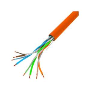 Lanberg LCU5-12CU-0305-O orange Cat5e UTP network cable - Cable