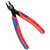 Knipex 78 61 140 wire cutters, red and blue handles, angled view