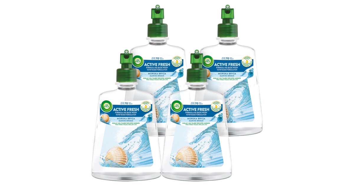 Air Wick 24/7 Active Fresh Sea Breeze Refill for automatic air freshener  228ml