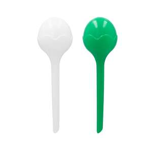 Set de 2 globuri de udare automatice pentru plante, alb și verde - Sistem de picurare pentru gradina