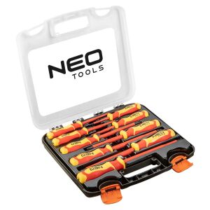 Neo 9-częściowy zestaw wkrętaków izolowanych 1000V w walizce - NEO Tools