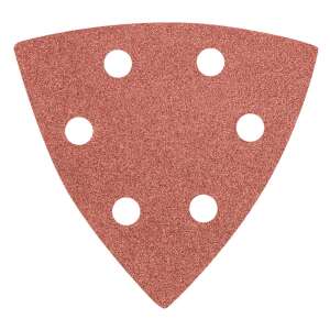 Șmirghel grafit (șmirghel Velcro delta 93 x 93 mm K 120, 5 buc., cu găuri) 49941005 - Hârtii abrazive