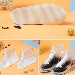 Kollázs vízálló cipővédőkről különböző cipőtípusokkal - Cipővédő