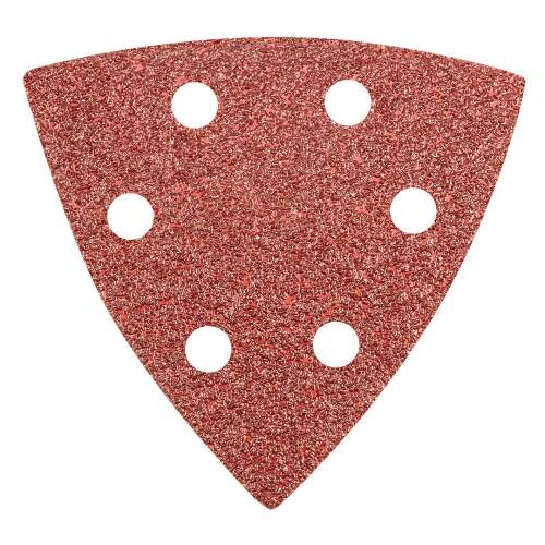 Graphite K40 grit delta sanding paper for detail sander, 93x93mm, 5 pack