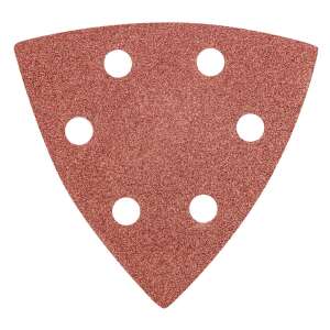 Papier ścierny Graphite K80 do szlifierki delta, 93x93mm z otworami do odsysania pyłu - Papier ścierny