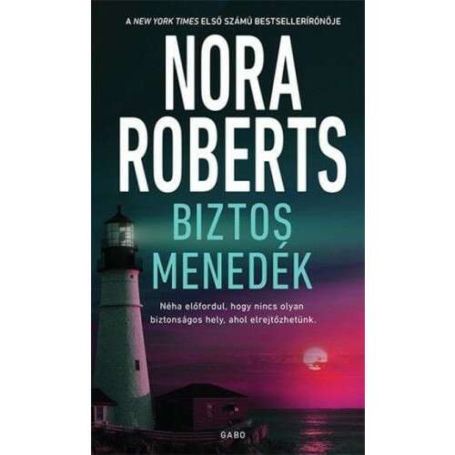 Nora Roberts Biztos menedék könyv borítója - Krimi