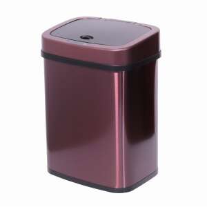 Coș de gunoi TOO cu senzor, din oțel inoxidabil, 12 litri, auriu roz - Design interior