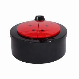 TOO 2 Liter Sensor-Mülleimer, Marienkäfer-Design, schwarz und rot - Innenarchitektur