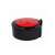 TOO 2 liter sensor trash can, ladybug design, black and red