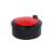 TOO 2 literes katica szenzoros szemetes, black and red ladybug design, sensor trash can, front view