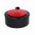 TOO 2 liter sensor trash can, ladybug design, black and red