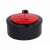 TOO 2 liter sensor trash can, ladybug design, black and red