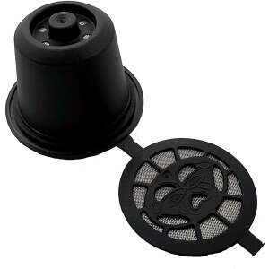 Zestaw 6 kompatybilnych kapsułek wielokrotnego użytku Nespresso, czarnych