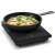 Clatronic EKI 3569 induction hob, black, 29 cm, 1 cooking zone, automatic pot detection, in use