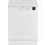Widok z przodu białej zmywarki Beko DVN05320W