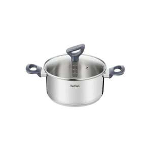 Tefal Daily Cook 20 cm oală din oțel inoxidabil cu capac din sticlă - Oale