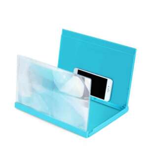 Mobiltelefon kijelző nagyító﻿ konzol, 3D plasztik kivetítő.12 colos - kék 49978611 