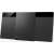 System mikro HiFi Panasonic SC-HC300EG-K w kolorze czarnym, widok z przodu