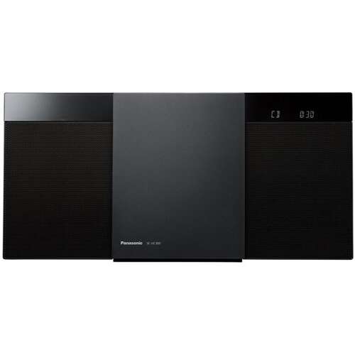 Panasonic SC-HC300EG-K schwarzes Micro HiFi-System, Vorderansicht