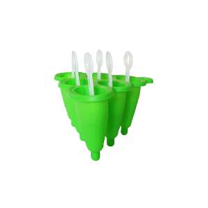 Szilikon jégkrém készítő pálcikával - 6 adagos