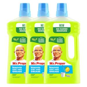 Mr. Proper Universal Bodenreiniger Zitrone 3x1L 49988890 Allgemeine Reinigungsmittel