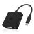 ICY BOX IB-DK1104-C 0,15 m USB Typ-C DVI + VGA + DisplayPort + HDMI Čierna (IB-DK1104-C) 58112952
