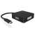 ICY BOX IB-DK1104-C Adapter USB-C do DVI, HDMI, VGA, DisplayPort, czarny