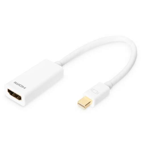 Digitus mini DP - HDMI, 0.15m 0,15 M Mini DisplayPort Fehér