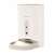 PetWant F11-C automatic pet feeder, white, side view