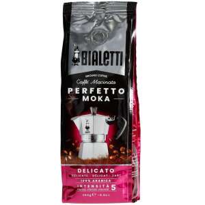Cafea măcinată Bialetti Perfetto Moka Delicato, 250g, 100% Arabica, intensitate 5, aromă delicată, florală și de fructe uscate, prăjire ușoară - Cafea măcinată