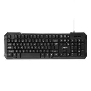 Art Classica AK-46U USB keyboard, black, top view - Art