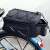 Wozinsky 9L Fahrradgepäckträgertasche, schwarz, am Fahrrad montiert