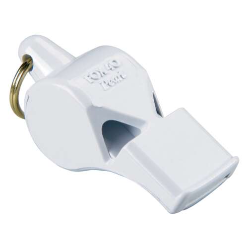Fluier de arbitru FOX40 Pearl, alb, 90 dB