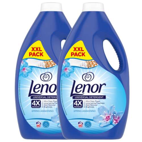 Lenor Spring Awakening Detergent de rufe lichid 2x3l - 120 de spălări