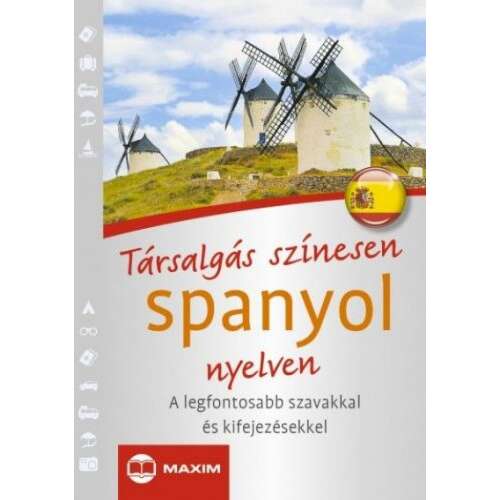 Társalgás színesen spanyol nyelven könyvborító