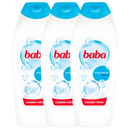3er Pack Baba Lanolin-Cremebad, Familienpackung, 750ml
