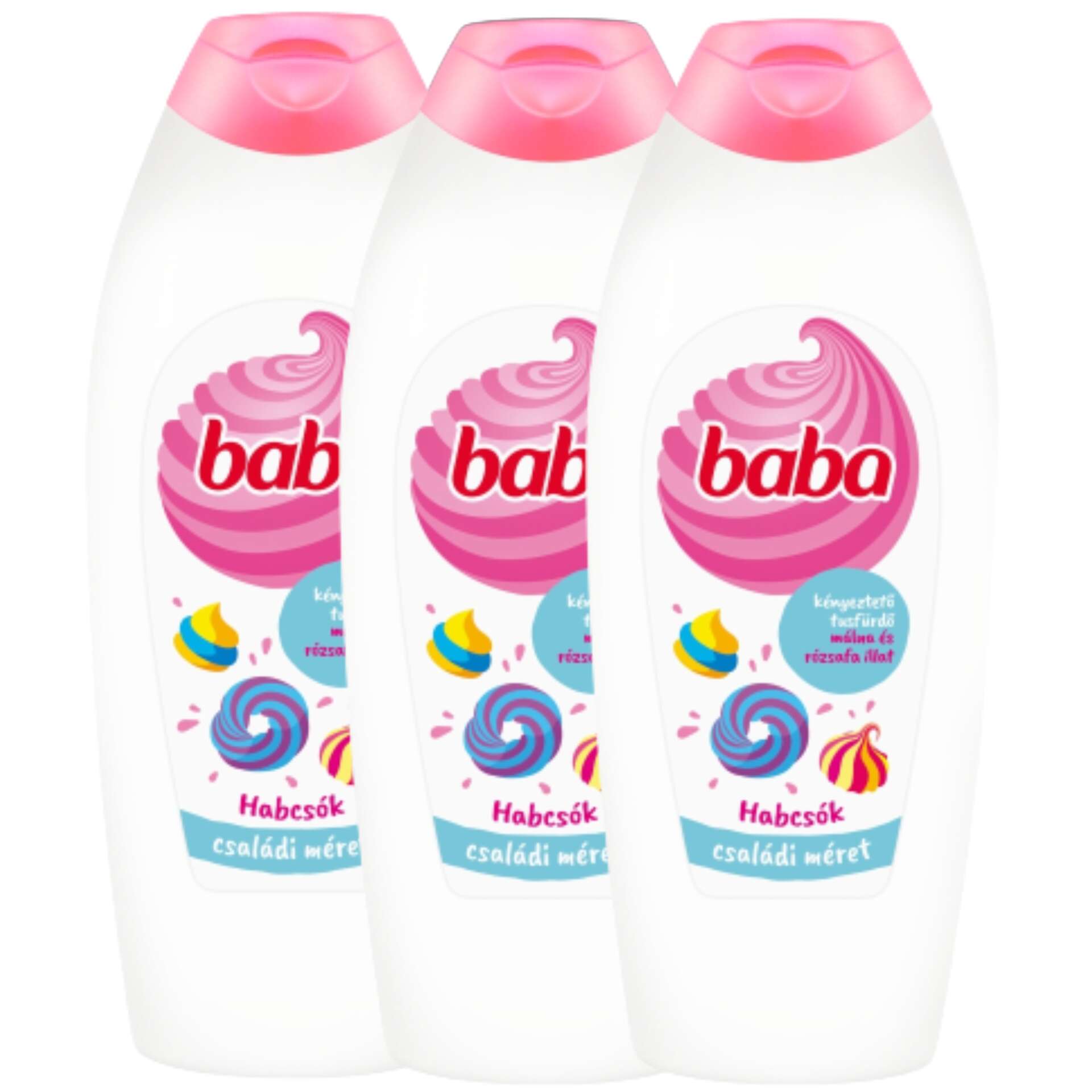E-shop Detský penový sprchový kúpeľ Malina a ružové drevo 3x750ml