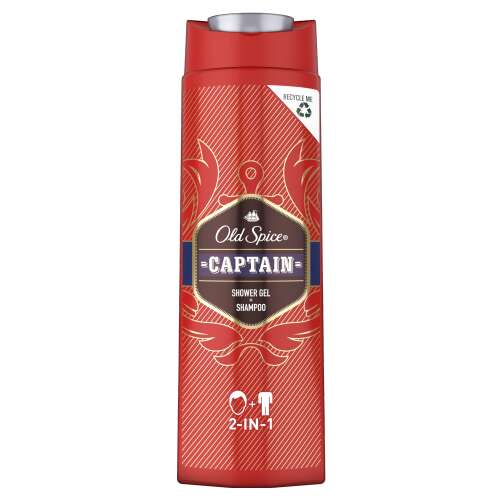 Gel de duș și șampon pentru bărbați Old Spice Captain 400ml