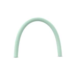 Mint green silicone straw for baby, soft and flexible, BPA free, easy to clean - Straw
