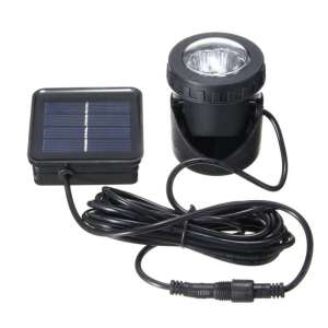 <product_name> waterproof solar garden LED lamp with solar panel and ground spike - Nonbrand Solar lantern