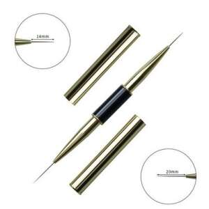 Nagelkunst-Pinselset mit zwei verschiedenen Größen, 14 mm und 20 mm, für präzise Nagelkunstdesigns - Maniküre & Pediküre