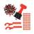 Tile leveling system with 100 clips, 2 keys and 50 spacers