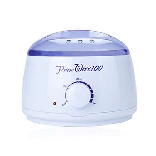 Pro-Wax100 Wachserwärmer, weiß mit lila Deckel, zum Erwärmen von Wachs für die Haarentfernung
