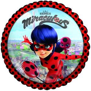 Miraculous Ladybug fólia lufi, 43 cm, Katica bogár és Fekete macska kalandjai - Amscan