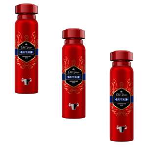 Old Spice Captain Deodorant Körperspray, 3x150ml Pack - Old Spice