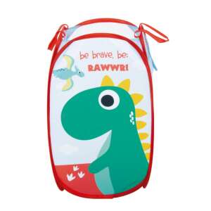 Dinosaur toy storage basket, 36x58 cm, foldable, with dinosaur print, for kids toys, organization, storage - Toy