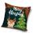 Merry Christmas reindeer and Christmas tree pillow cover, 40x40 cm